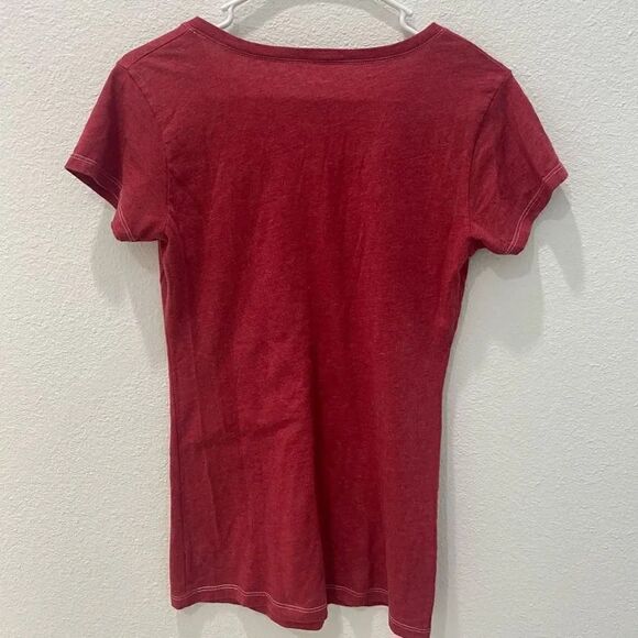 Coca Cola Vintage Red V Neck Tee Size Medium - Picture 3 of 4